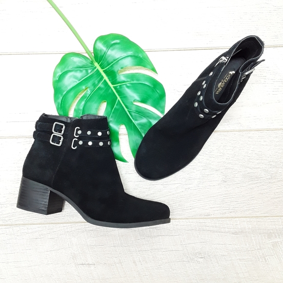 Koolaburra Shoes - Koolaburra by UGG Gordana suede stud trim booties